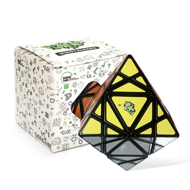 2022 New Lanlan Cancer Rubik's Cube Edge Turning Octahedron Cube Alien ...