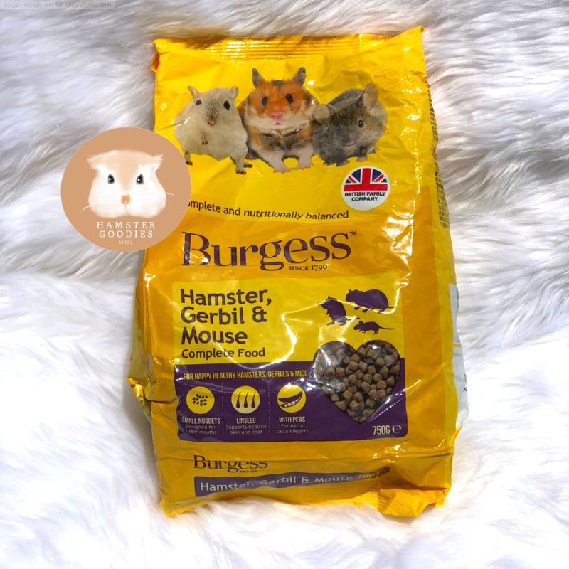 Burgess hamster best sale and gerbil food