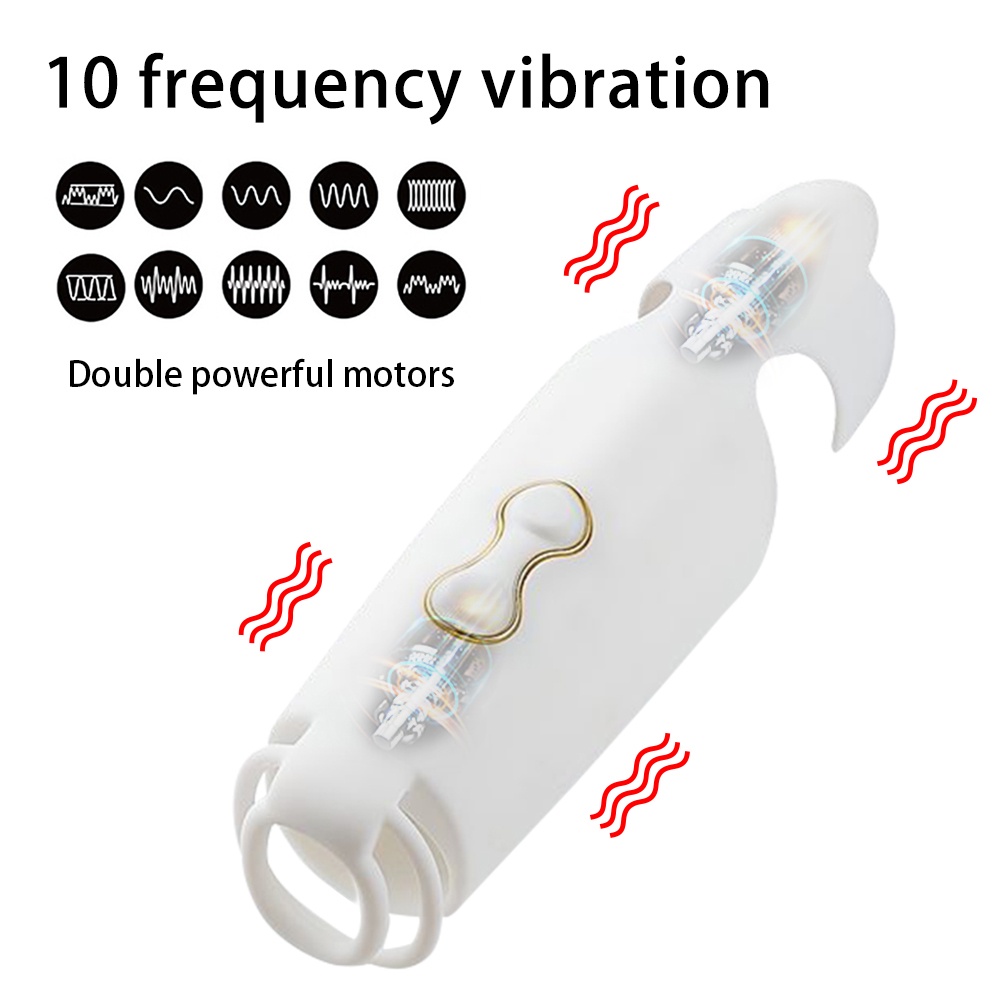 Yc Glans Vibrator Penis Massager Exerciser 10 Speed Male Masturbator Ejaculation Delay Penis 