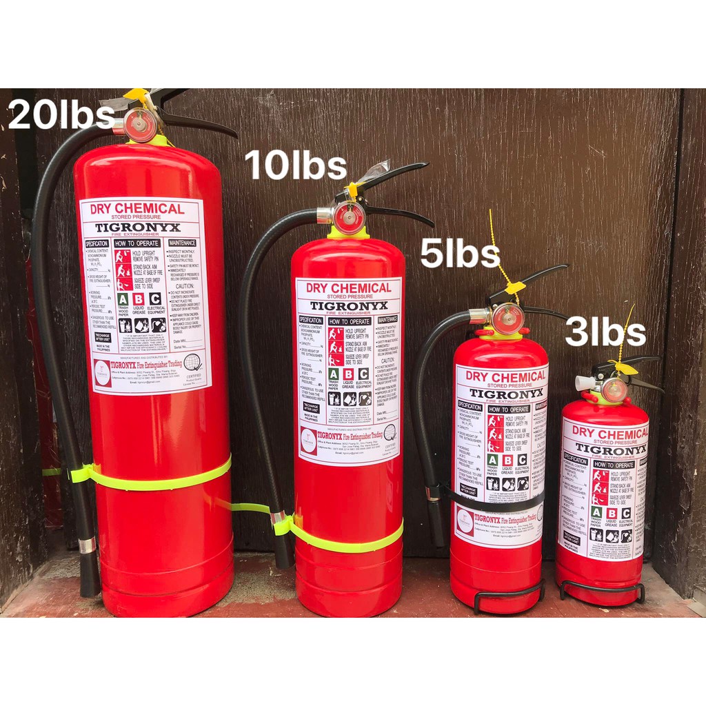 Fire Extinguisher Abc Dry Chemical 3lbs 5lbs 10lbs★1 2 Days Delivery Shopee Philippines 4500
