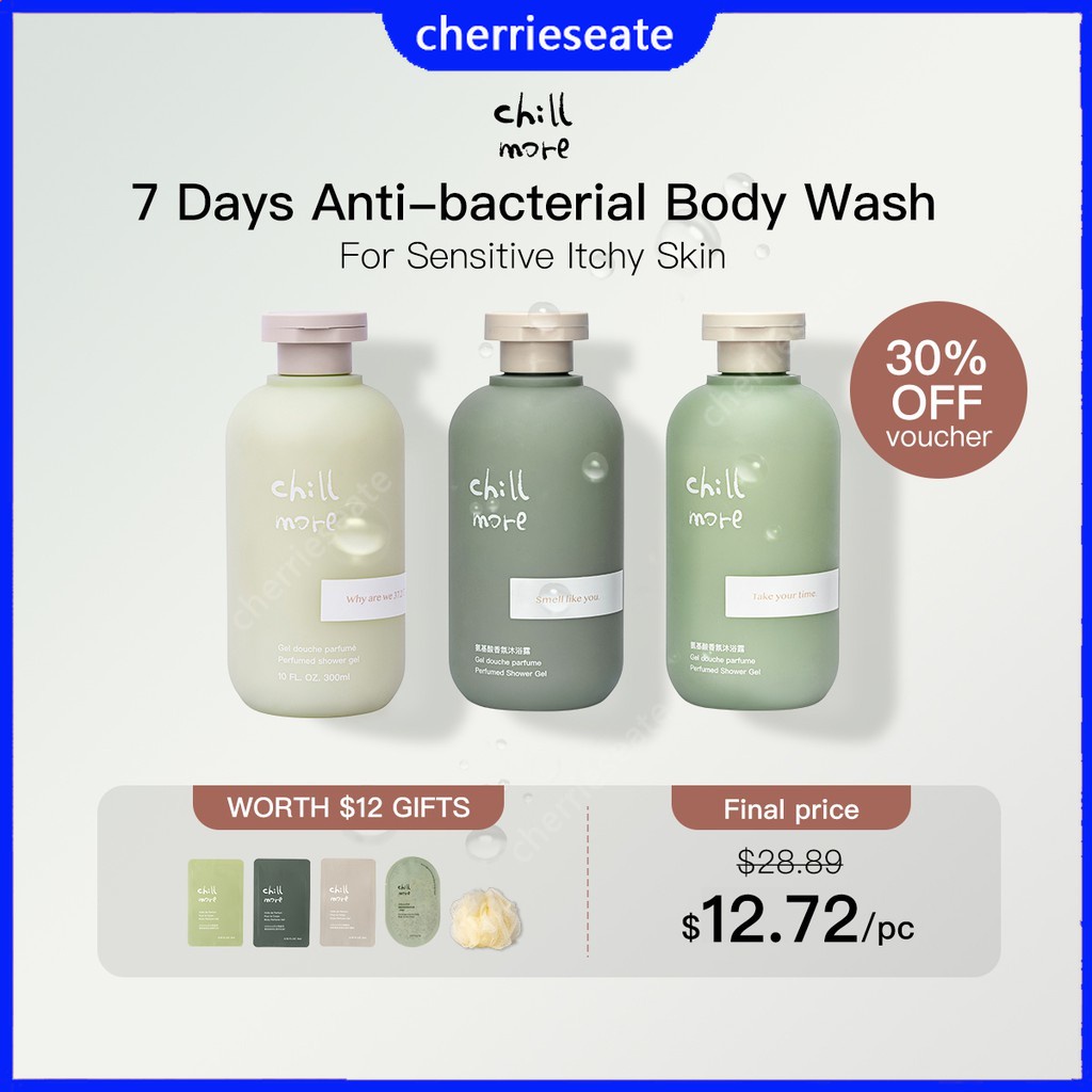 CHE Chillmore Antibacterial Whitening Perfumed Shower Gel Body Wash For