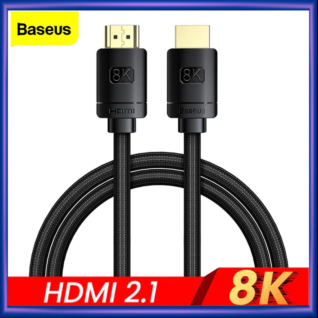 Baseus HDMI 2.1 to HDMI Cable Monitor HDMI Splitter 8k 8)o Shopee