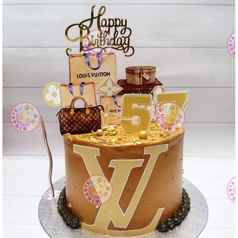 LV Topper for Cakes and Cupcakes