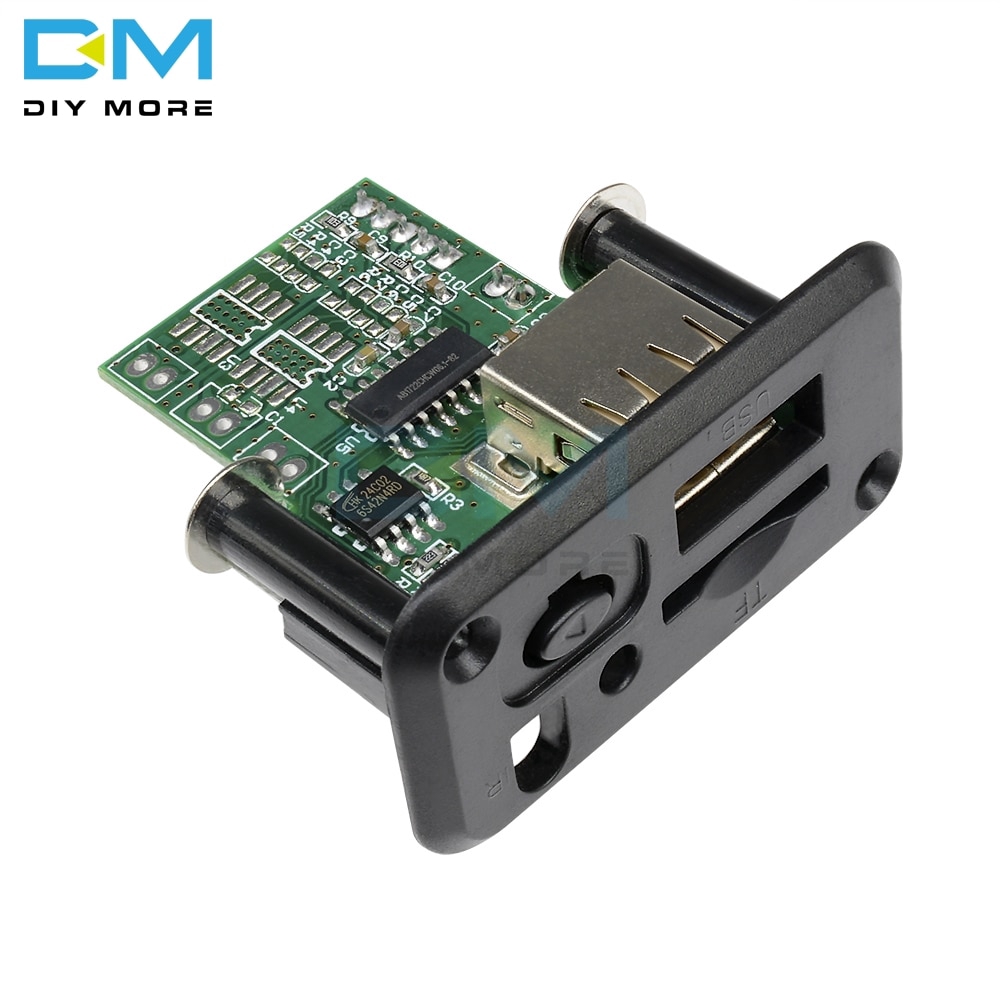 5V 7-12V Mini MP3 Player Module With USB TF MP3 WAV Lossless Decoding ...