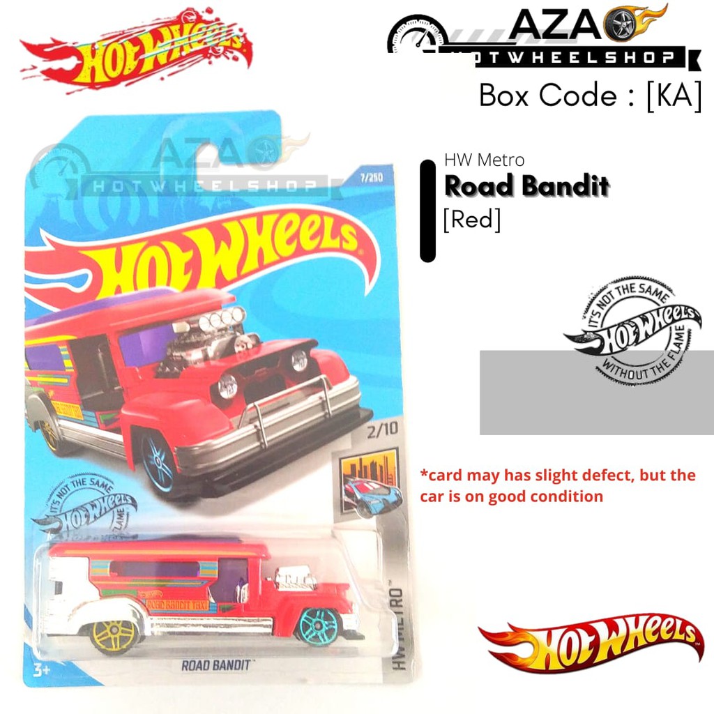 MERAH | Diecast Hot Wheels ROAD BANDIT Red HW Metro Hotwheels Newest ...