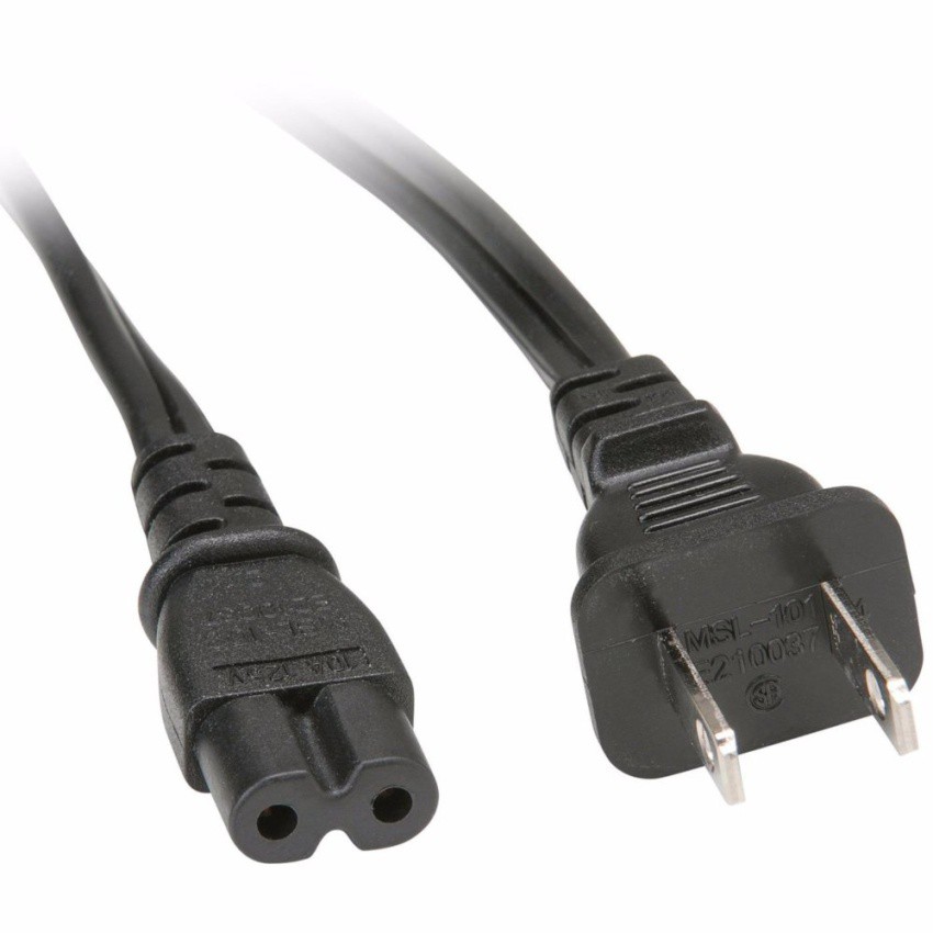 New 2 hole power cable with 2 prong connection | Shopee Philippines