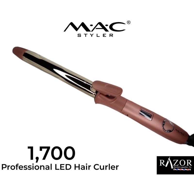 Mac Styler Hair Curler Iron MC 5725 LED Curler Razor Barber Supplies ...