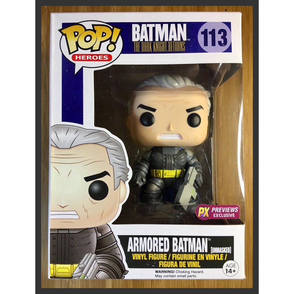 Funko POP! Dark Knight Returns Unmasked Armored Batman Excl. | Shopee  Philippines