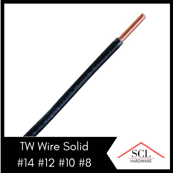 TW Wire Solid (Sold per meter) Solid TW Wire #14 #12 | Shopee Philippines