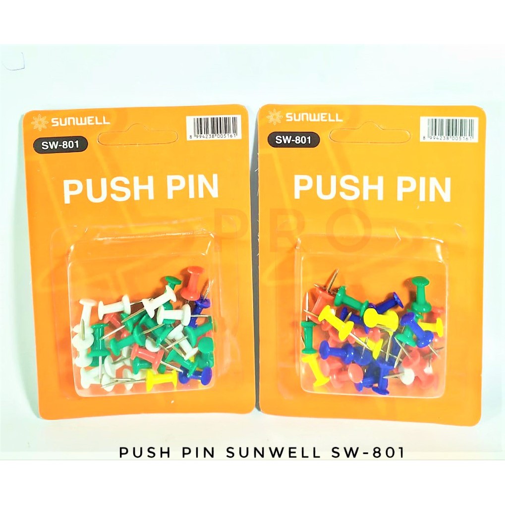 COLORED UMBRELLA NAILS PUSH PIN COLORS CONTENTS 30 PCS PRESS NAILS ...