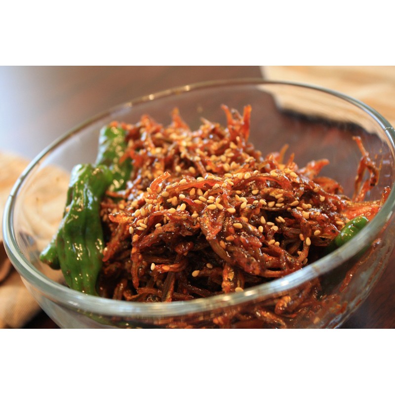 Korean Banchan Seasoned Dried Anchovies 200g Shopee Philippines