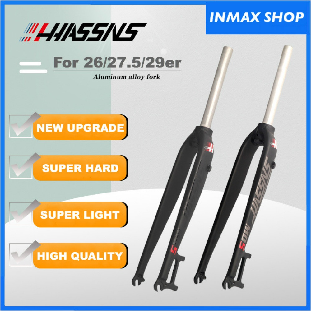 READY HASSNS Aluminum Alloy Safety Bicycle NonTapered Rigid Front Fork for Disc Brake 26 27.5 29er Shopee Philippines