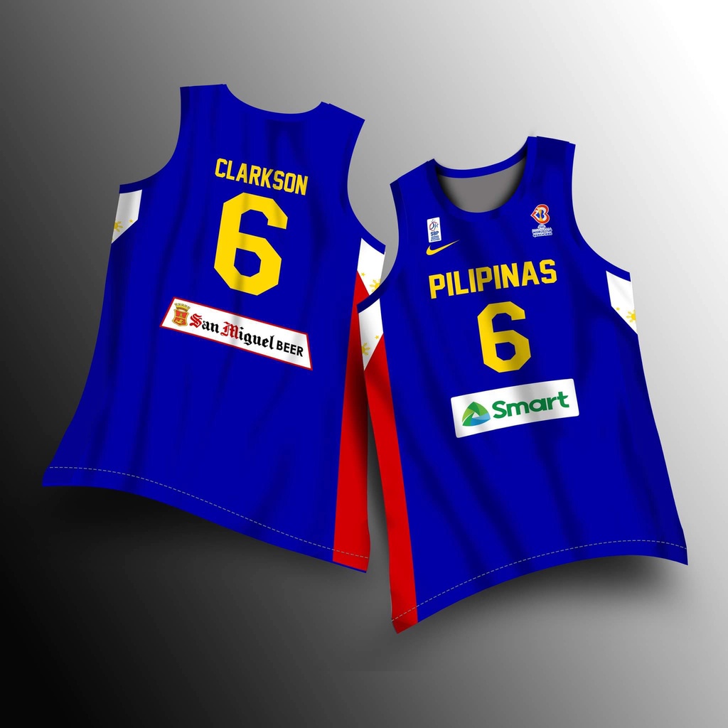 GILAS PILIPINAS 2022 | JORDAN CLARKSON #6 BLUE JERSEY | PBA GILAS ...