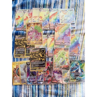 100pcs Pokemon Trading Cards Game Shiny Pokemon Cards GX MEGA GMAX EX  Charizard Blastoise Pikachu Collection