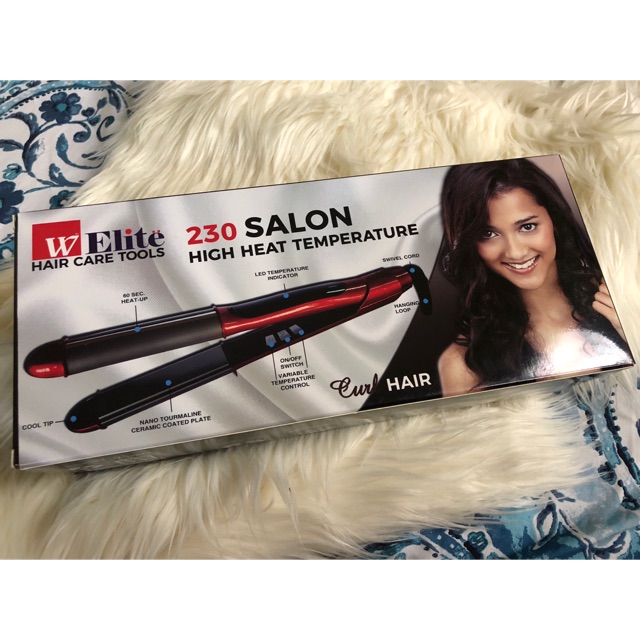 W elite hair outlet iron