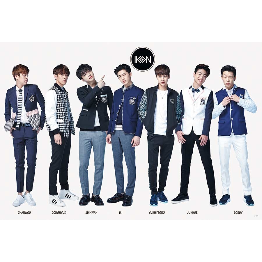 iKon Korean Band Poster K-pop | Shopee Philippines