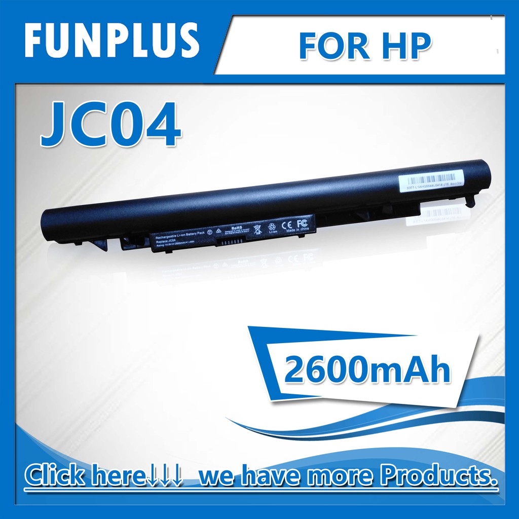 HP Laptop battery JC04 Funplus CT JC03 JC04 15BW/15BS HQTRE7 250