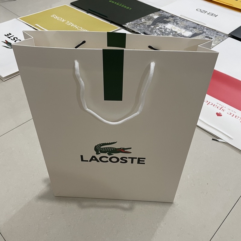 Lacoste paper on sale bag