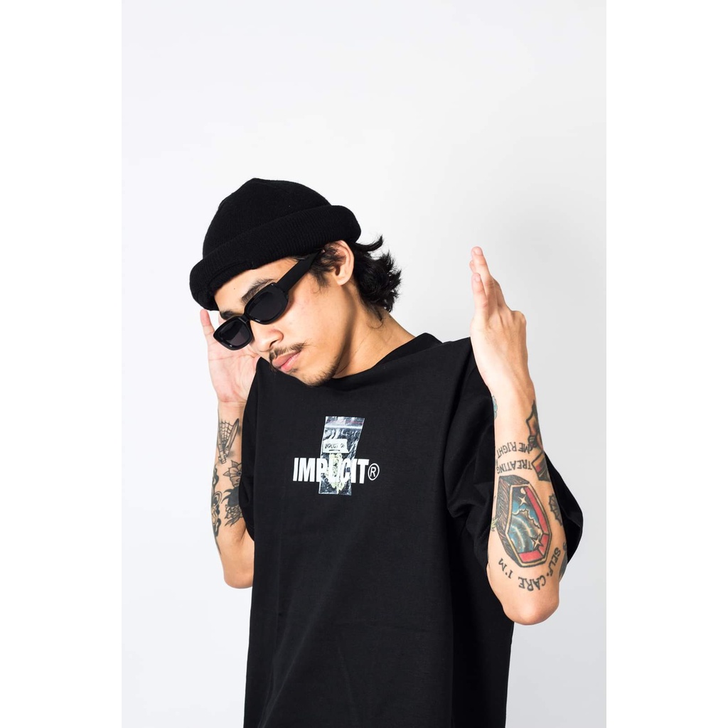 IMPLICIT Tuss Tee -Black | Shopee Philippines