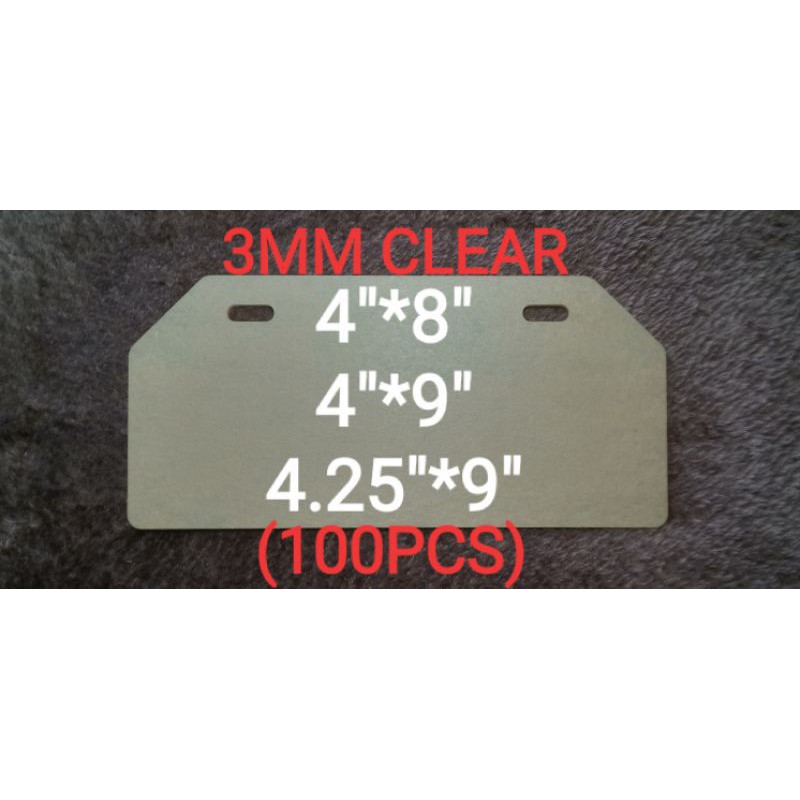 Acrylic Motor Plate 3MM THICK (100PCS) | Shopee Philippines