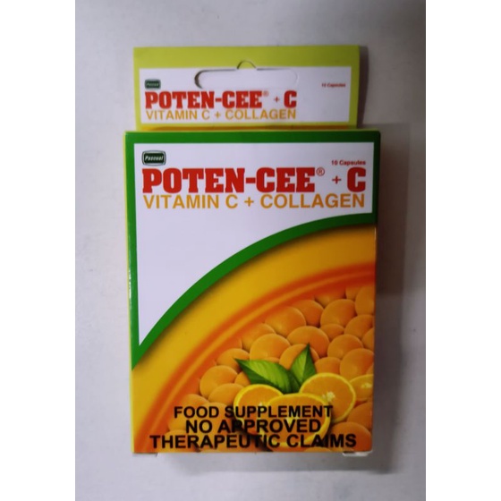 POTENCEE + C (VITAMIN C + COLLAGEN) CAP 10'S Shopee Philippines