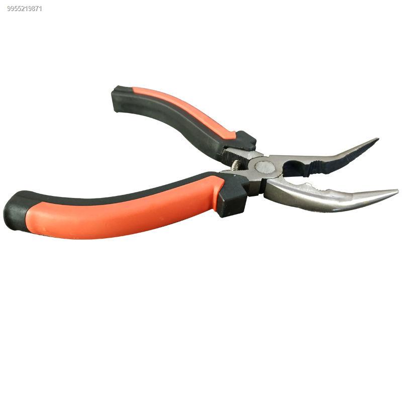 Curved wire curved nose pliers manual elbow needle-nose pliers pointed ...