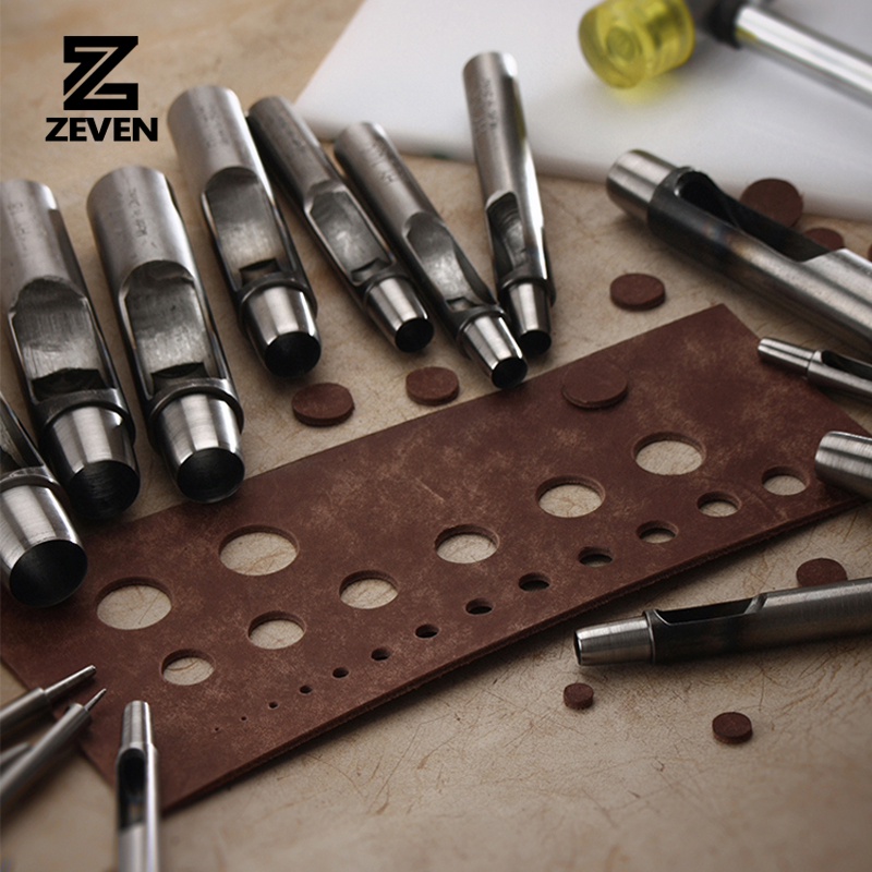 HY Hole Punch Alloy Tool Steel Hollow Punch Belt Craft Round Punch ...