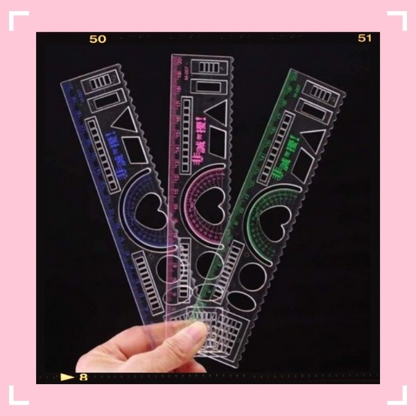 20Cm long multi-function ruler for students and students | Shopee ...