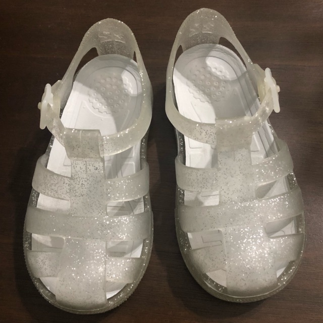 Zara cheap jelly shoes