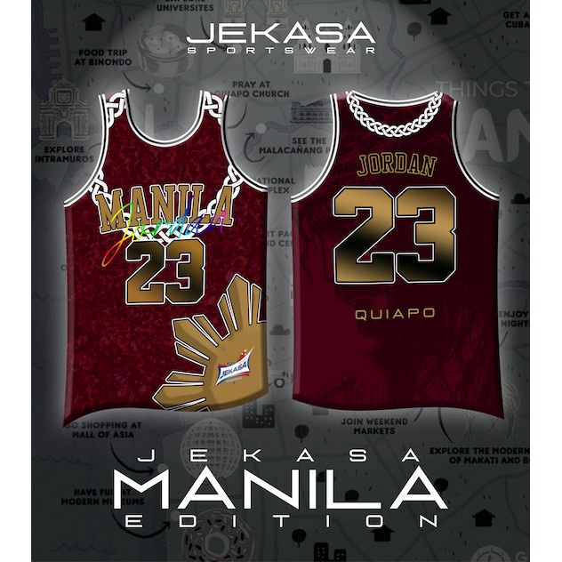 Basketball Jersey Customized Name and Number MANILA 23 BASKETBALL
