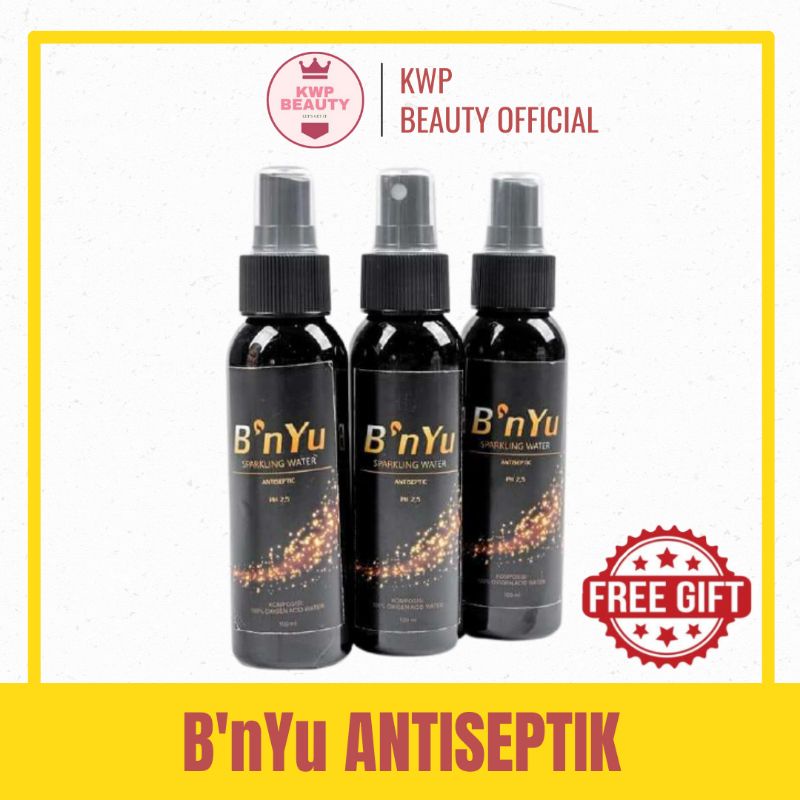 B'nyu SPARKLING WATER Antiseptic Black BNYU Overcoming Acne B NYU Can ...