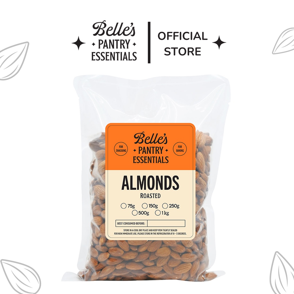 Belle's Roasted Almonds 250g-1kg | Shopee Philippines