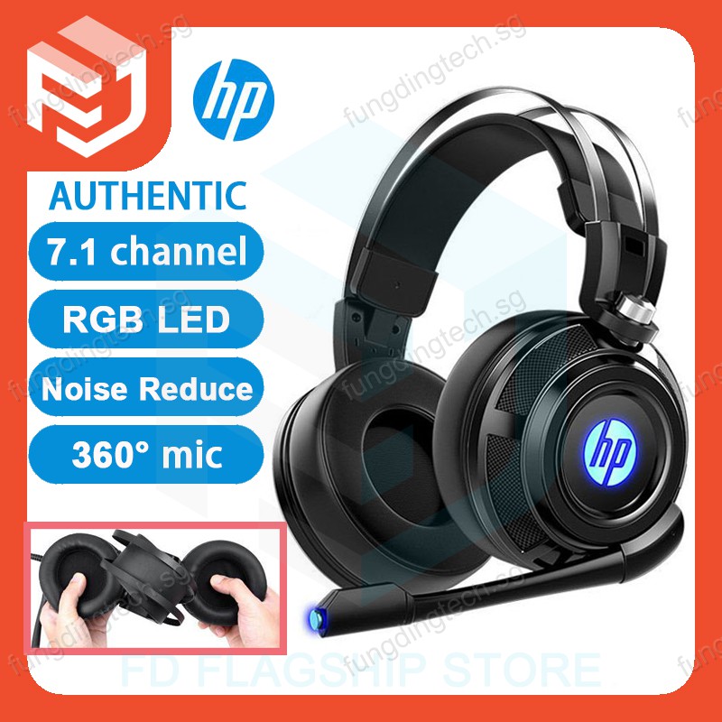 Audifonos Gamer HP H360, Micrófono, RGB, Jack 3.5mm + USB