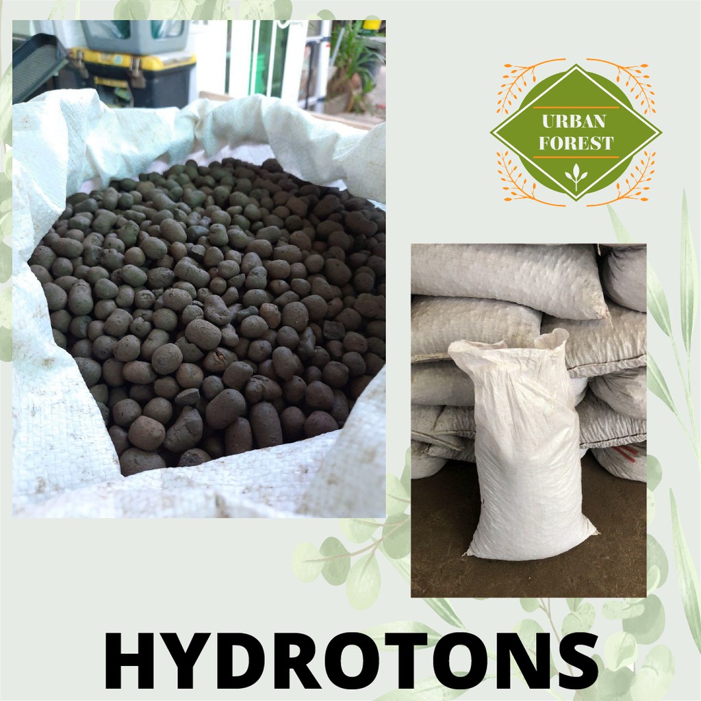 HYDROTONS (1 SACK) - EASY TO USE - Reusable hydroponics planting medium ...