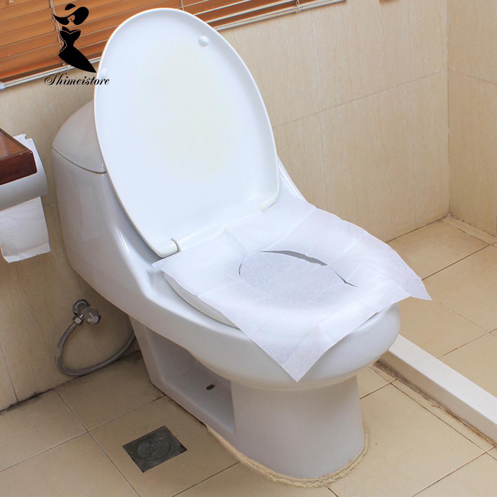 10 Sheets Toilet Seat Cover Mat Travel Toilet Paper Pad Shopee