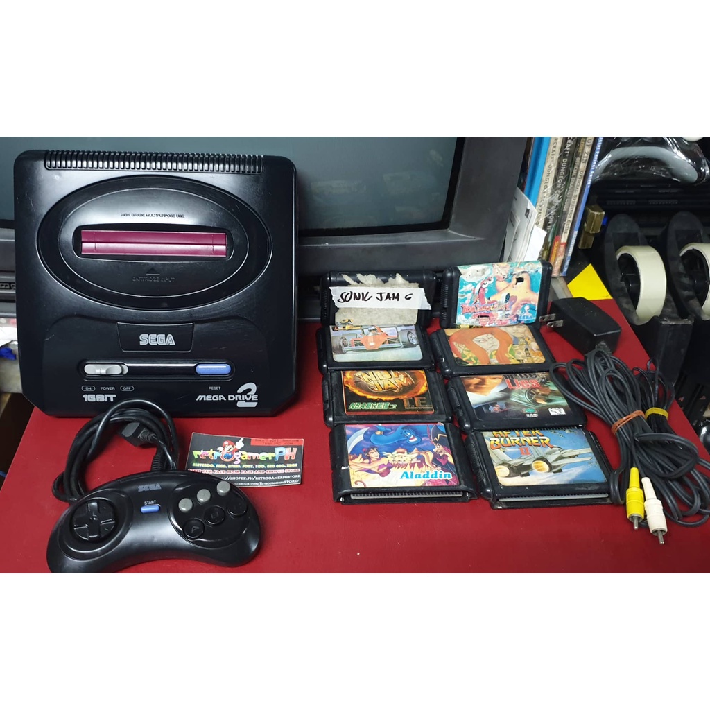 Original Sega Mega Drive (Model 2) Bundle #5 | Shopee Philippines