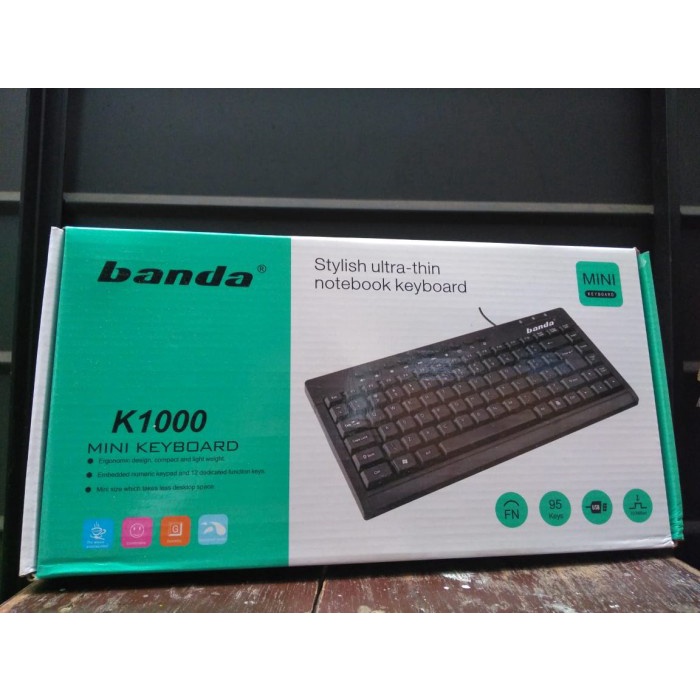 Banda K1000 Mini Multimedia Keyboard | Shopee Philippines