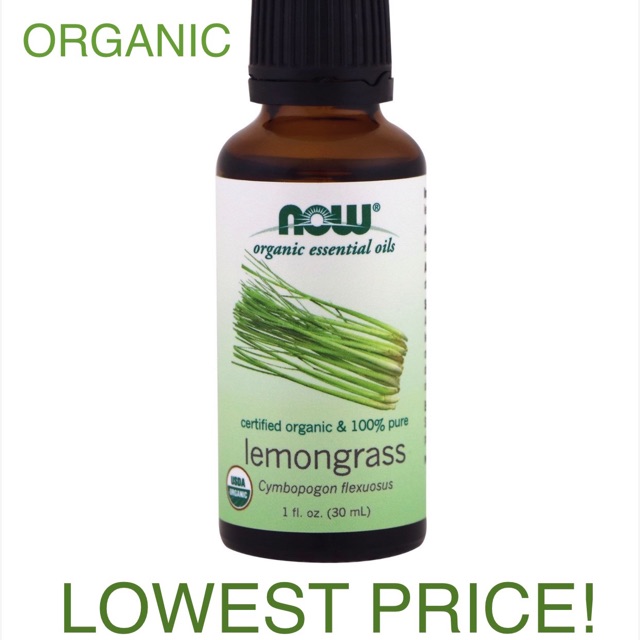 Now 100 Organic Lemongrass Essential Oil Shopee Philippines