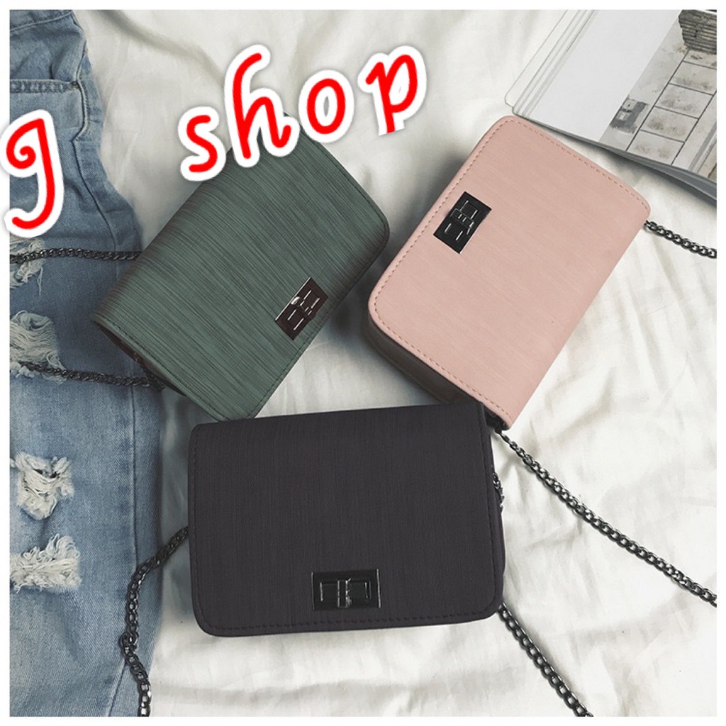 J SHOP Cloth twist lock new Korean version of all-match back chain ...