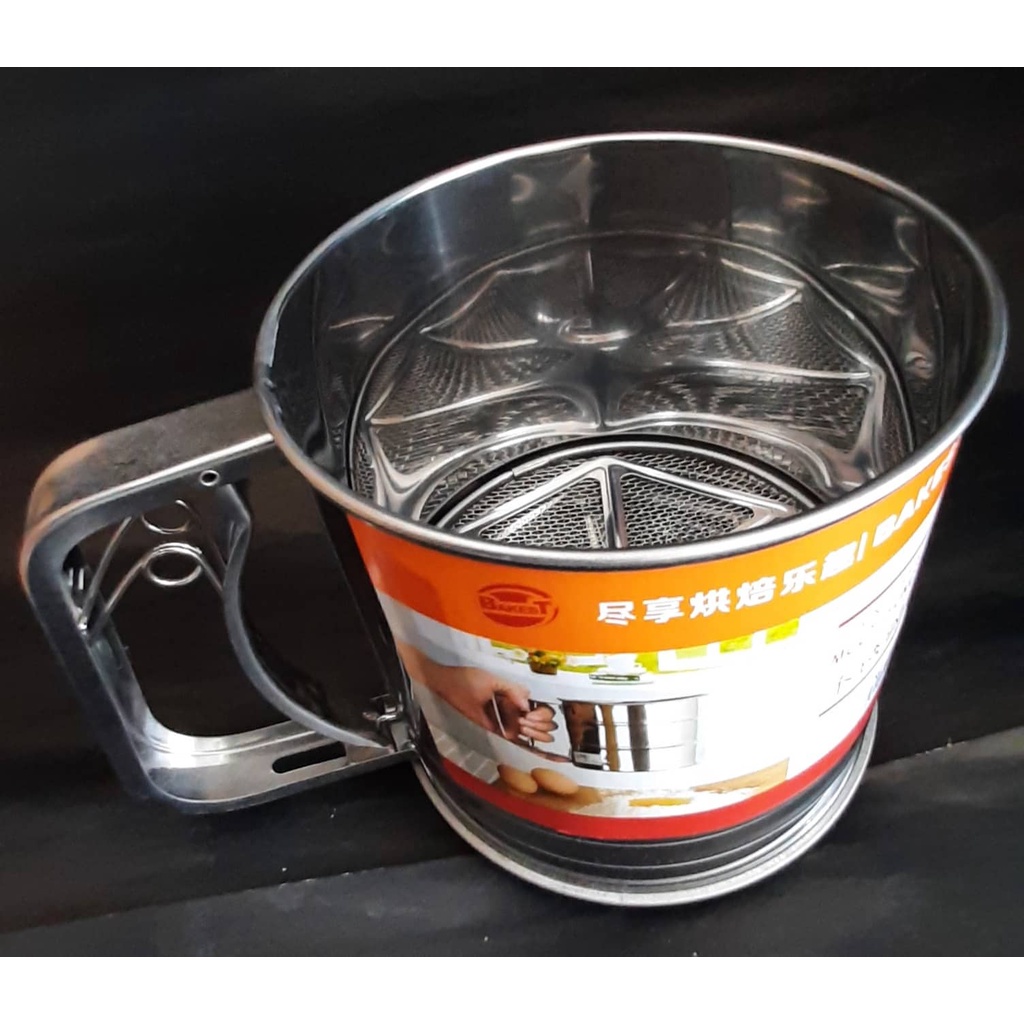 Flour Sifter Stainless Steel - Small | Shopee Philippines