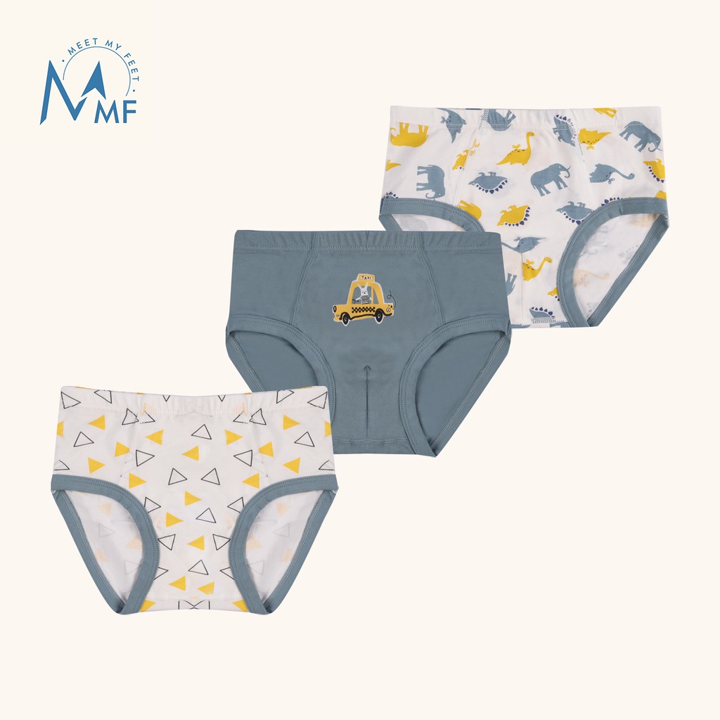 Meet My Feet Move Wythe (Briefs for Boys Innerwear Underwear
