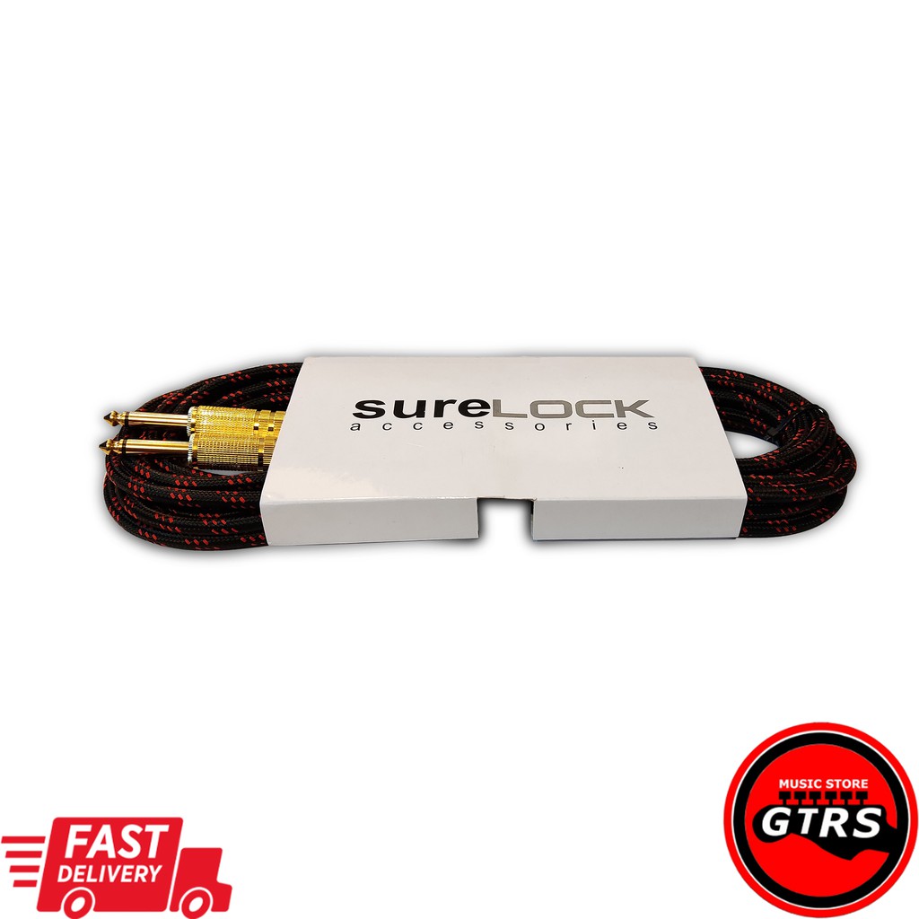 Surelock BC202 Instrument Cable 20 ft. (Black) | Shopee Philippines