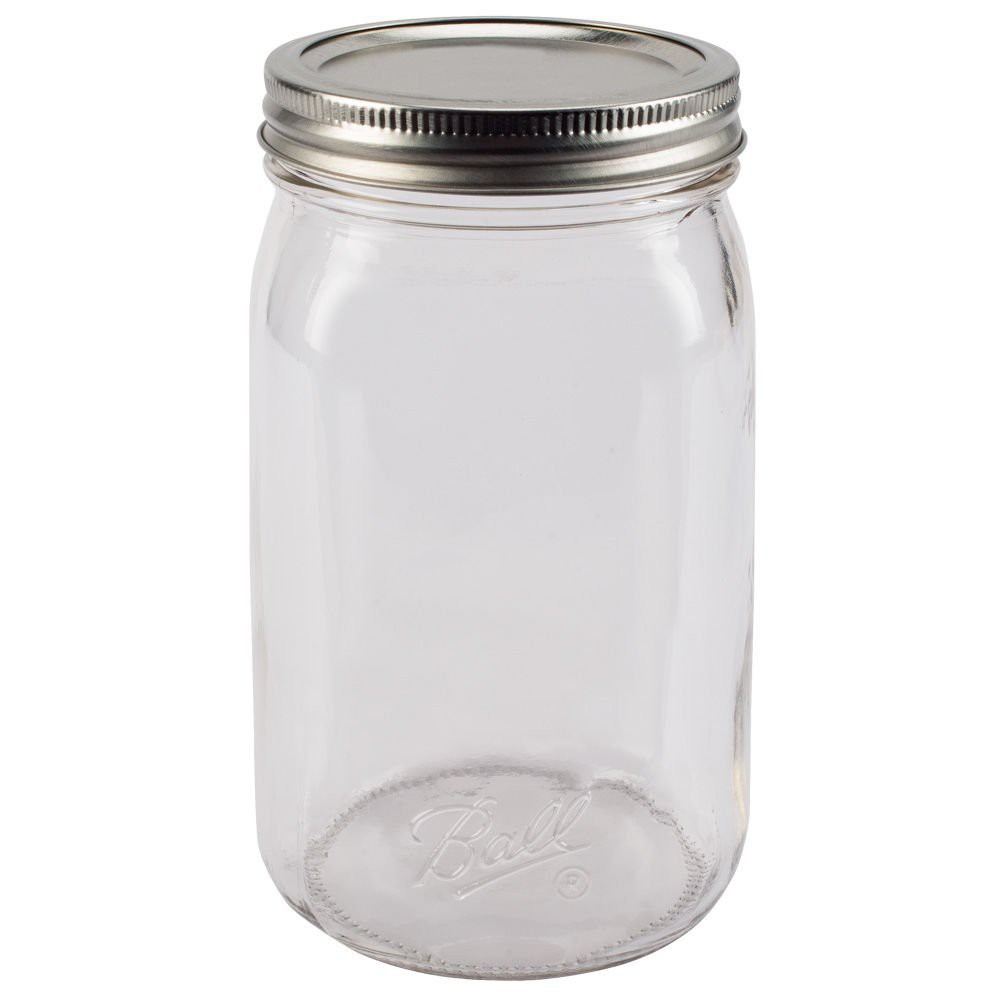 Luminarc Working 14 oz. Glass Storage Jar and Cooler with White Lid (Set of  4) N7593 - The Home Depot