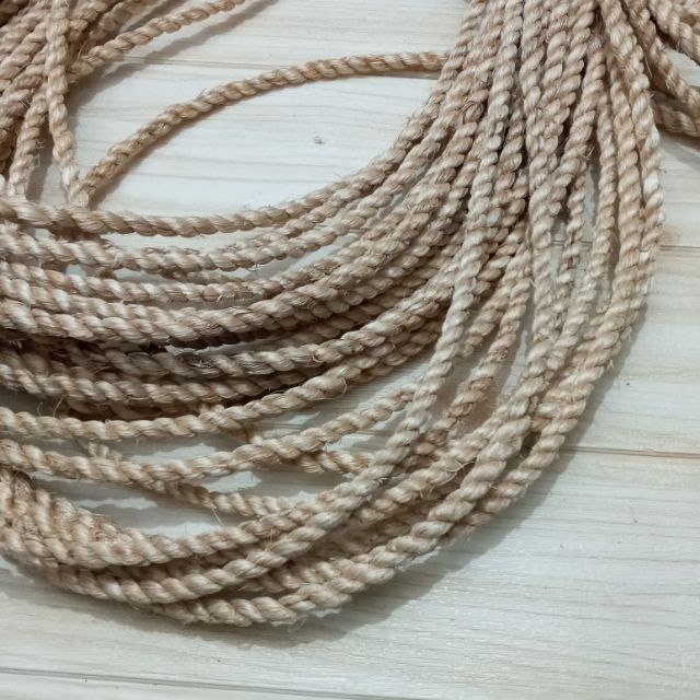 Natural Abaca Rope | Manila Hemp Rope 10mm | Shopee Philippines