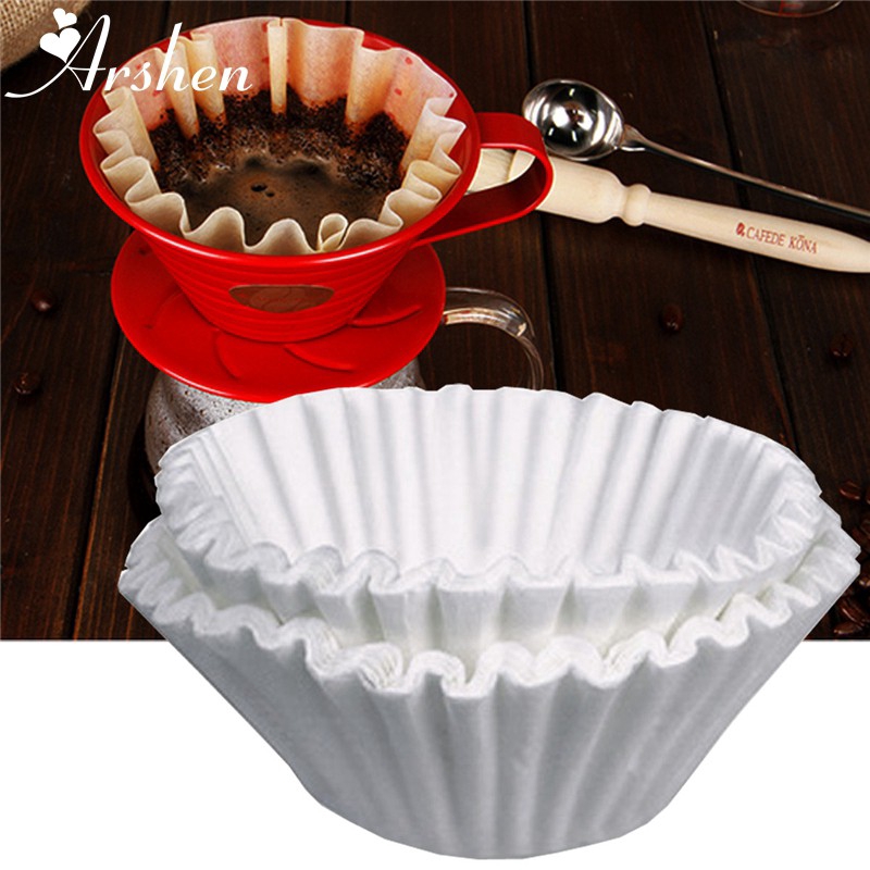 50pcs/Set Coffee Filters Single Serving Paper for Coffee Machine Filter