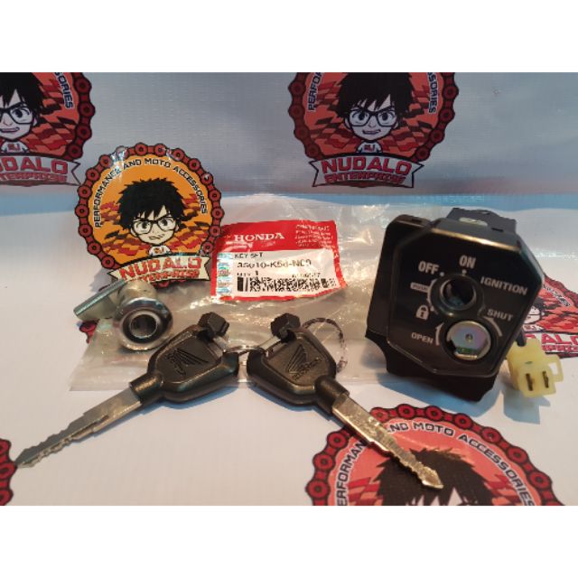 RS150 Genuine Key Set Assembly 35010-K56-N00 | Shopee Philippines