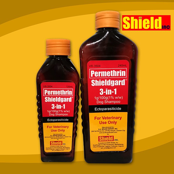 Shieldgard 3 in 1 Permethrin Dog Shampoo 240ml Shopee Philippines