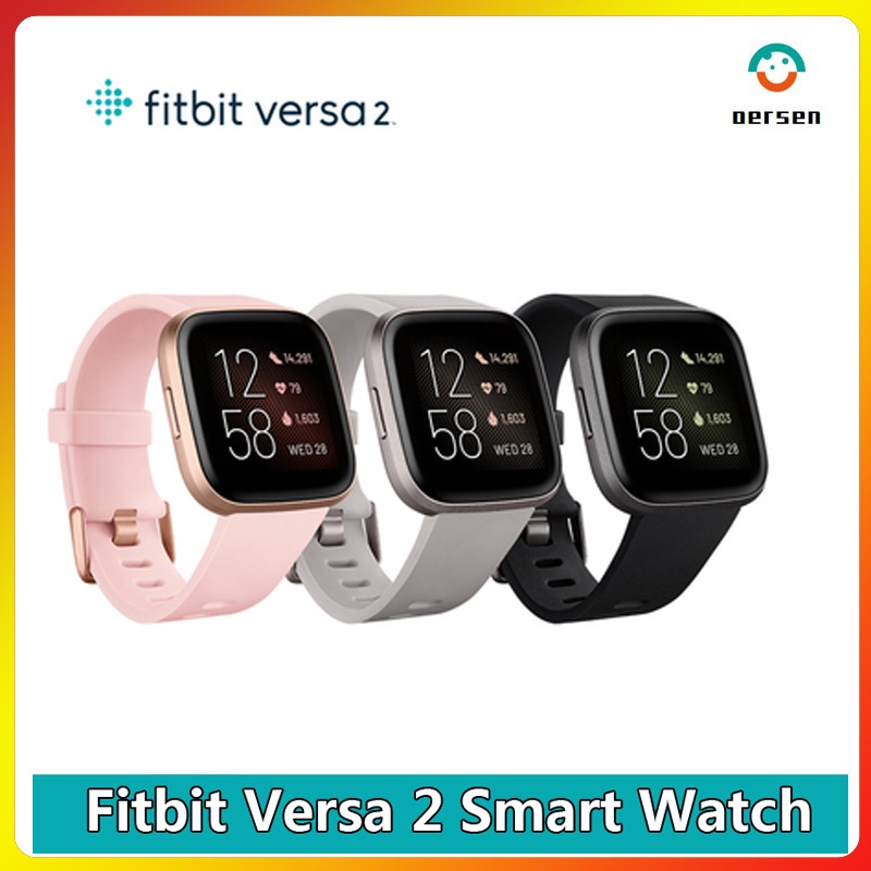 Fitbit Versa 2 Smart Watch Fitness Heart Rate Tracker Waterproof