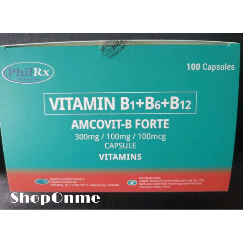 Babies & Kids、Moms AMCOVIT B FORTE / Nervesaph Forte Vitamin B Complex ...