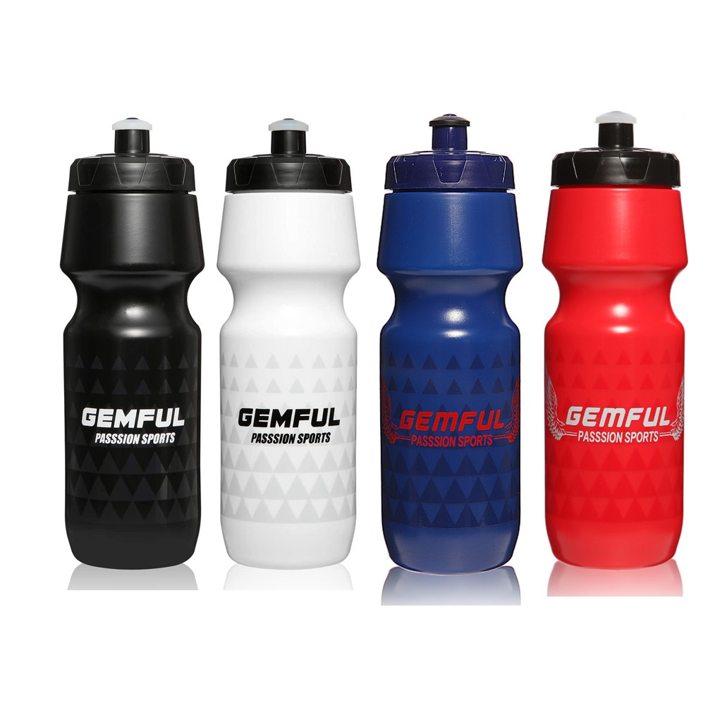 Gemful Bicycle Water Bottles - Bpa-free Squeeze Sports Drink